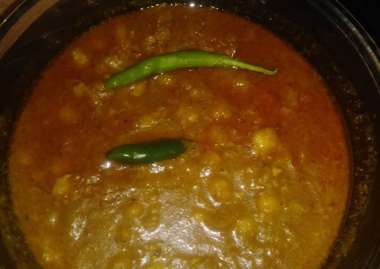 Easiest Way to Prepare Chana tarkari