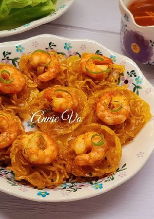 Hình của món Bánh khọt mì tôm.