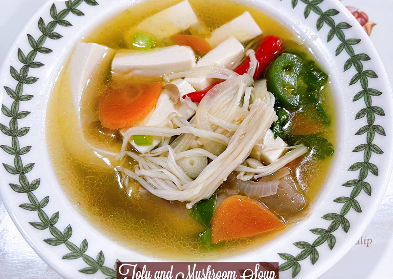 👩‍🍳 Tofu Mushroom Soup