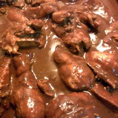 A picture of mole poblano.