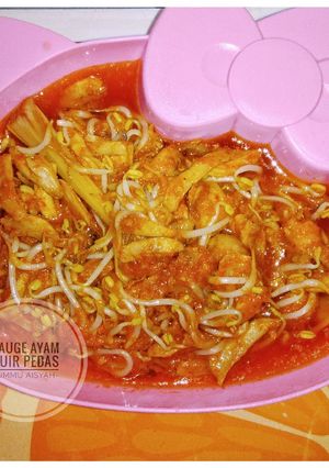 Foto resep Tauge Ayam Suir Pedas