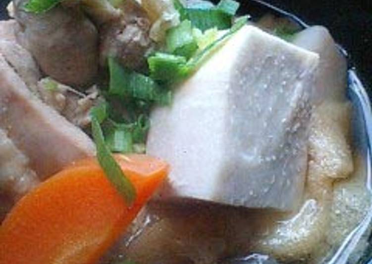 Recipe of Award-winning Ehime Prefecture Imotaki - Taro Root Stew