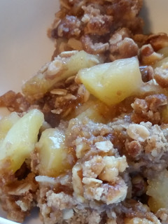 A picture of Skillet Apple Crisp.
