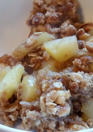 A picture of Skillet Apple Crisp.