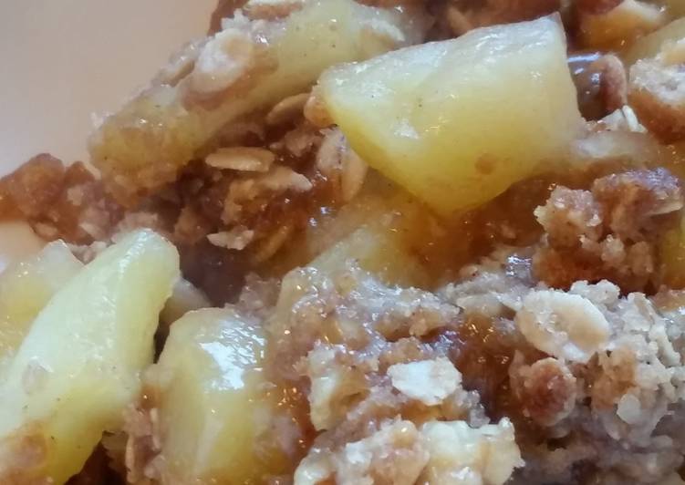 Easiest Way to Make Award-winning Skillet Apple Crisp