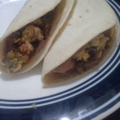 A picture of Breakfast tacos.