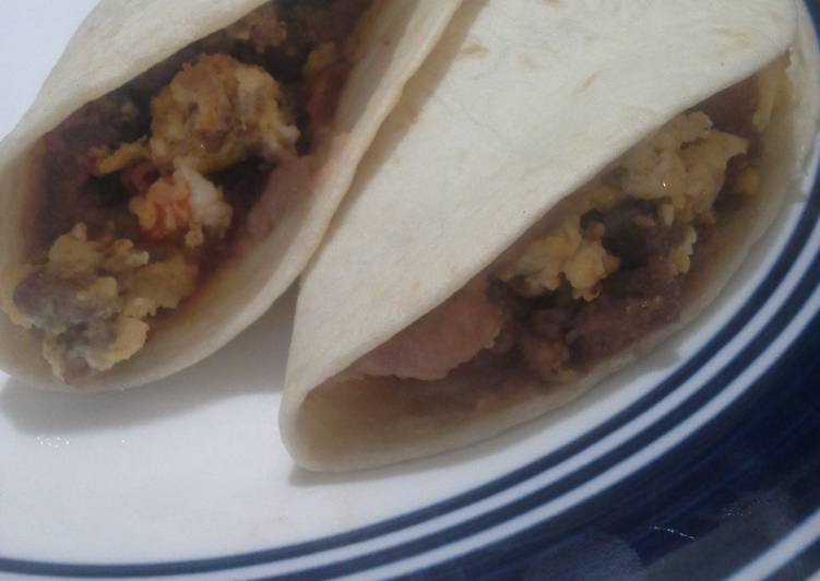 Recipe: Delicious Breakfast tacos
