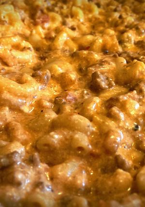 A picture of Taco Macaroni and Cheese.