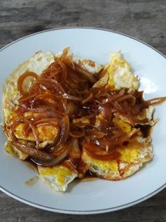 Foto resep Telur ceplok saus mentega