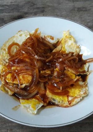 Foto resep Telur ceplok saus mentega