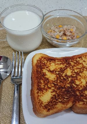 鮪魚玉米起司法式土司 的食譜成品照片