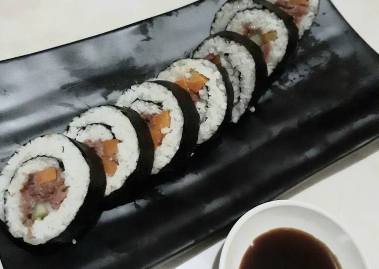 Resep Kimbap Kornet | Cara Masak Kimbap Kornet Yang Sedap