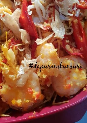 Foto resep Balado Udang Telur Orak Arik