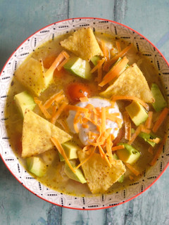 A picture of Chicken Avocado Soup.