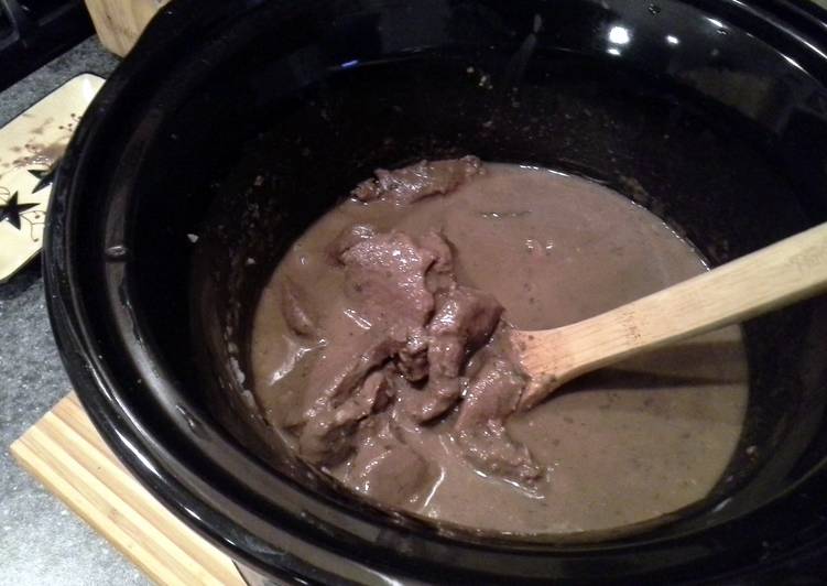 Simple Way to Make Speedy Tricia&#39;s crock pot venison