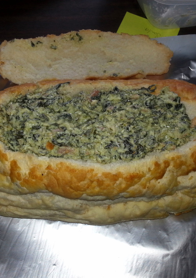 A picture of Bacon and Spinach Cob.