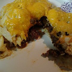 A picture of Spanish style eggs.