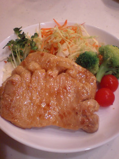 A picture of Ginger Pork with Shio-Koji.