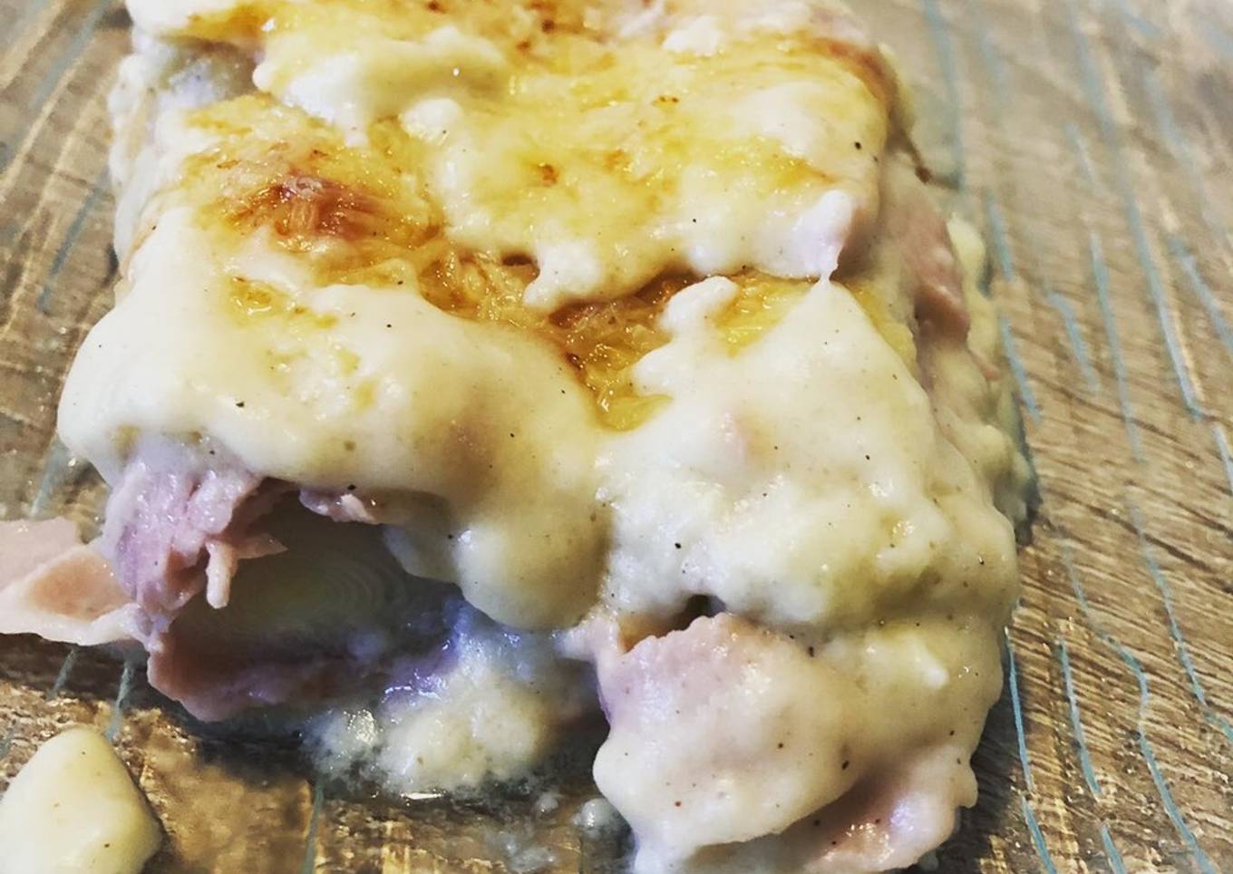 Poireaux au jambon