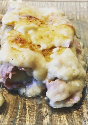 Une photo de Poireaux au jambon