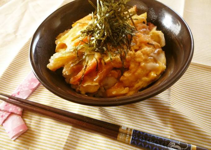 Tempura Rice Bowl with Leftover Tempura