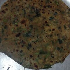 Meethi paratha A picture of Meethi paratha.