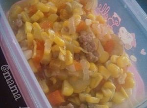 Foto resep Cah jagung daging sapi MpAsi 1y+