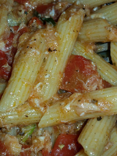 A picture of Seafood Tomato Pasta.