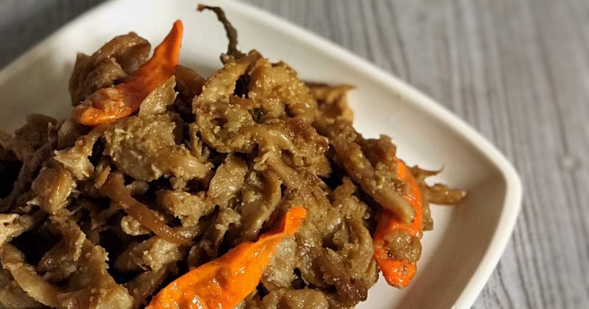 62 resep rendang jamur tiram enak dan mudah Cookpad
