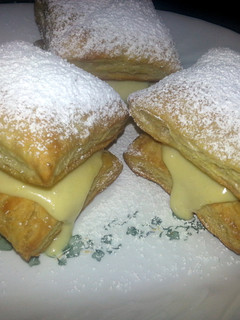 A picture of Napoleon dessert.