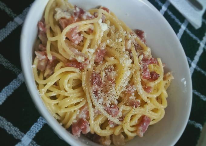 How to Prepare Quick Bacon Carbonara