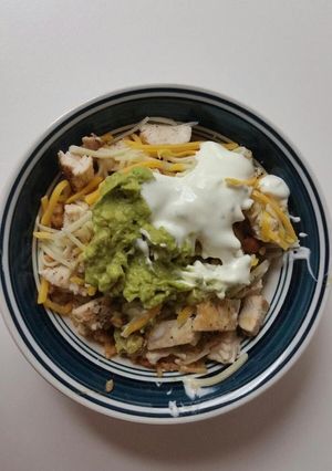A picture of Chipotle?..No, this is homemade!.