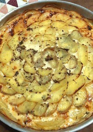 Una foto de Pastel de papa y queso