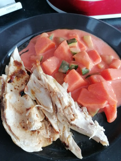 Une photo de Curry de patate douce