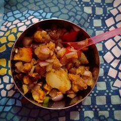 A picture of Chana Chat.