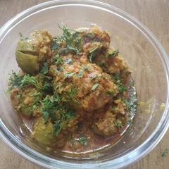 A picture of Stuffed apple gourd (tinde).