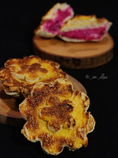 Foto resep Pie Roti Tawar Isi Krim Buah Naga