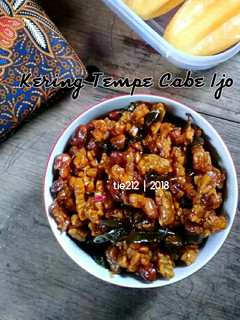 Foto resep Kering Tempe Cabe Ijo