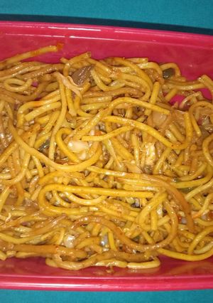 A picture of Veg chowmin.
