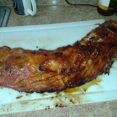 A picture of Rolled pork tender loin.