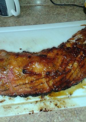 A picture of Rolled pork tender loin.
