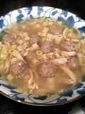 Gourmet Italian Chicken Pasta Meatball Soup