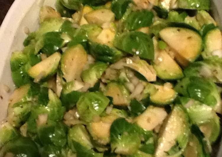 Steps to Prepare Ultimate Brussel Sprouts - Baked