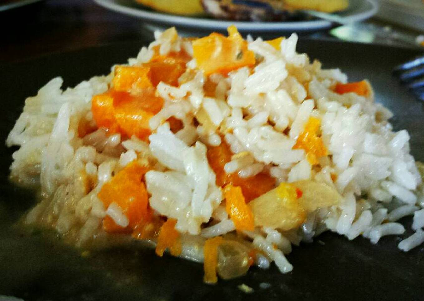 Calabaza especial con arroz