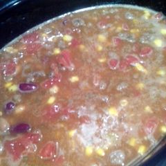 A picture of Taco soup.