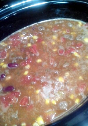 A picture of Taco soup.