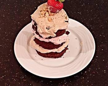 Ultimate Serving Recipe Peanut Butter and Jelly Whipped Cream Mini Layer Cakes Practical Delicious