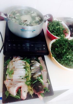 Hình của món Lẩu cháo cá.
