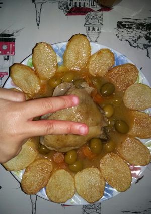 صورة لوصفة طاجين زيتون