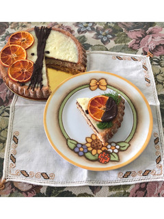 Foto di Crostata morbida alla cannella con arancia, crema e Nutella 🍊